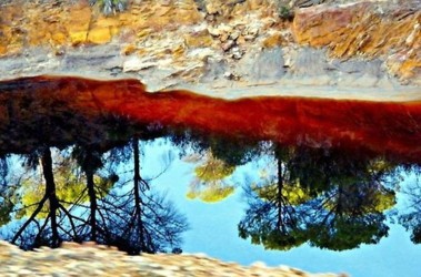 25 жовтня 2011, 11:58 Переглядів:   Річкова вода набула червоного кольору через те, що в неї впадають підземні води із закритої шахти