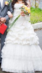 Продам гарне весільне плаття «Русалка», колір «Айворі», розмір 42-44 (шнурівка)